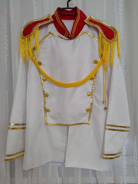 Strój przebranie król frak mundur króla nakrycie głowy/ korona roz.L