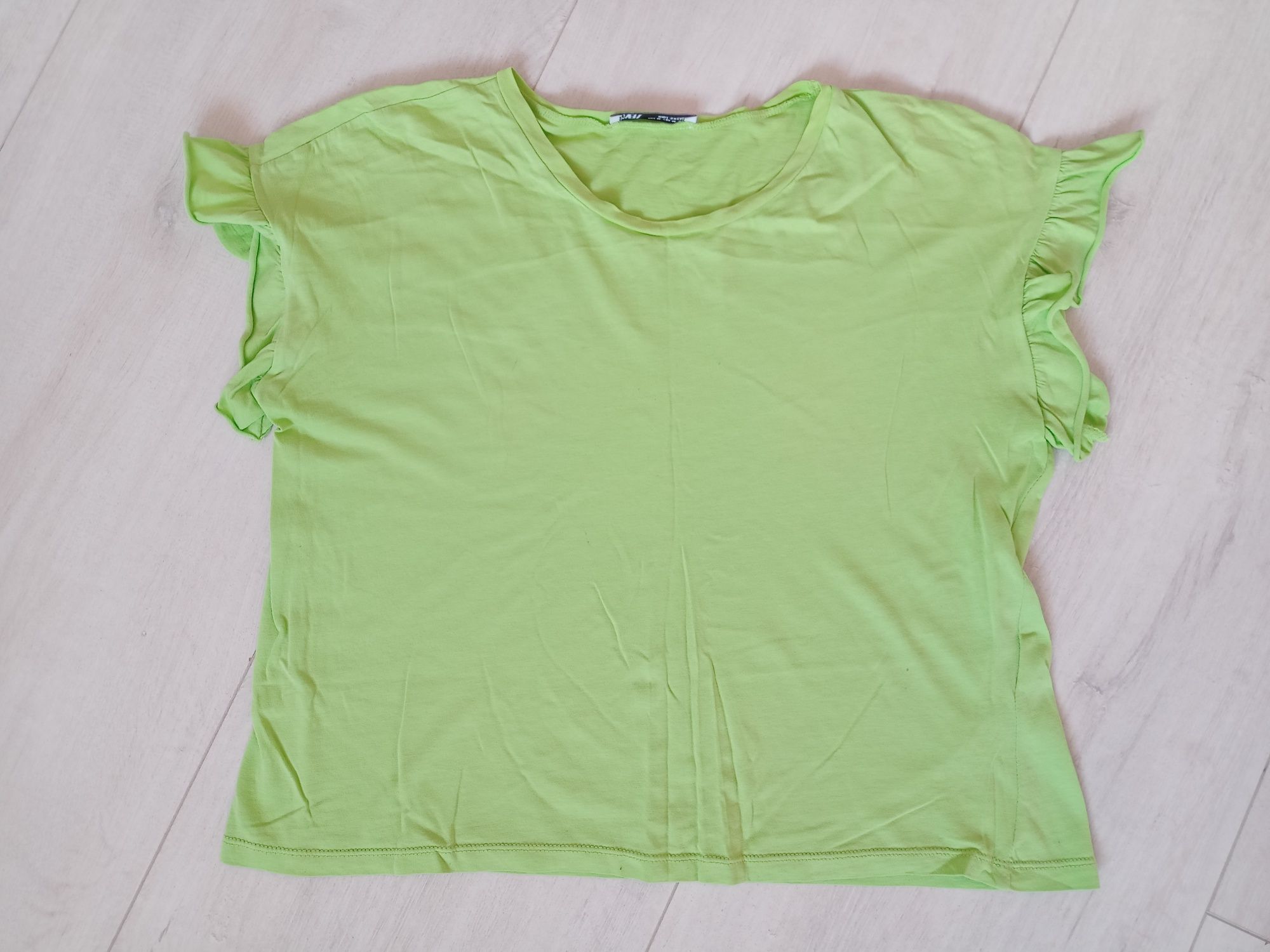 Koszulki S Zara Trafaluc damskie 100% bawełna t-shirt tanio paka boho