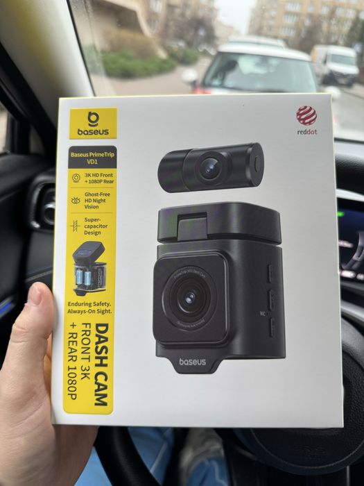 Dash Cam Baseus 3K VD1 Front and Rear Cam HD видеорегистратор