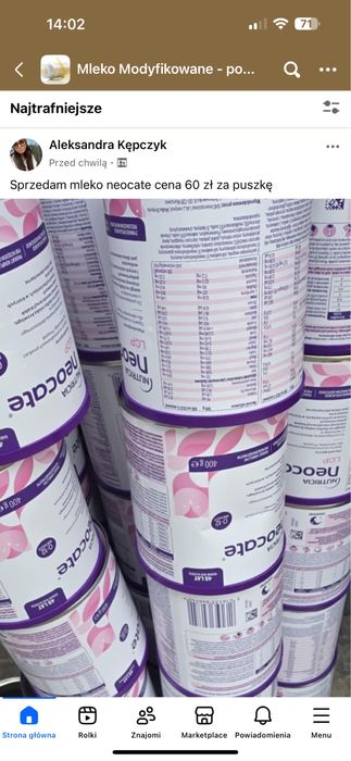 Mleko neocate nowe nie otwierane