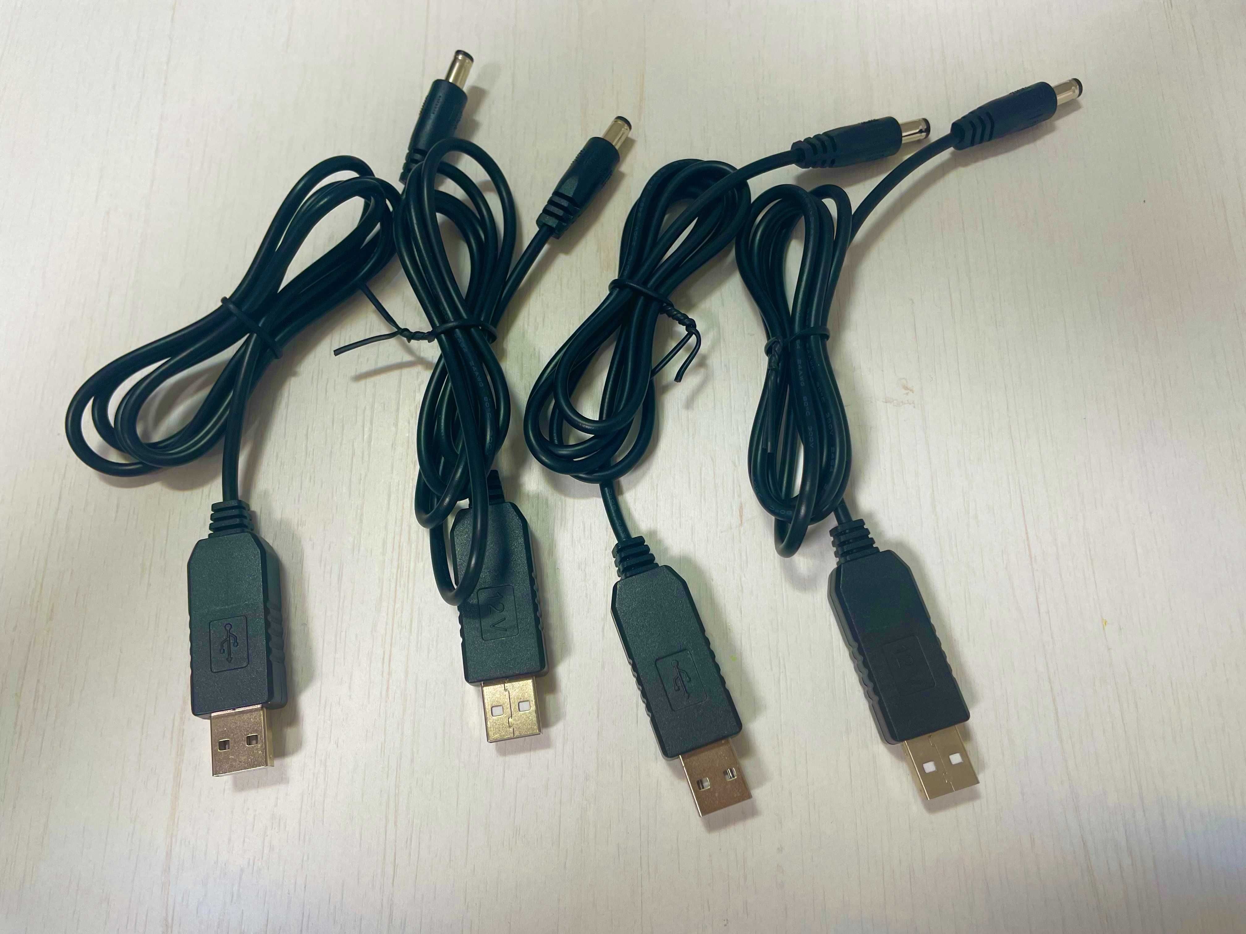 Кабель для роутера USB на 5v, 9v та 12v та з перетвор. на 9v та 12v