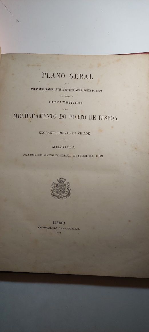 Plano Geral para o Melhoramento do Porto de Lisboa (1874)