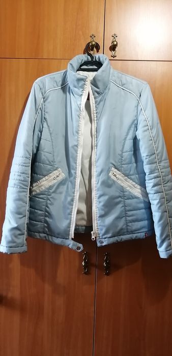 Утеплена на синтапоні  куртка бомбер S-M