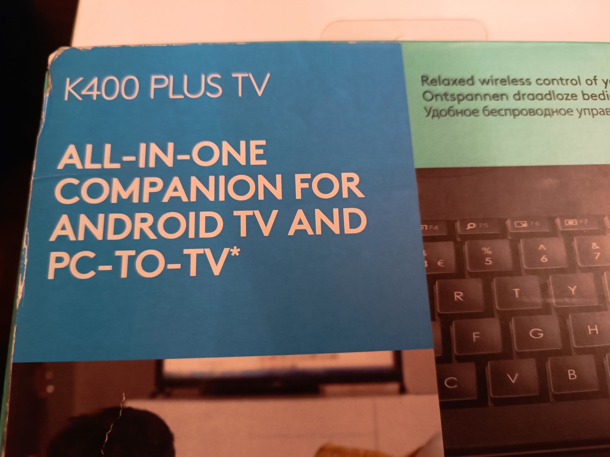 Klawiatura bezprzewodowa Logitech K400 Plus TV