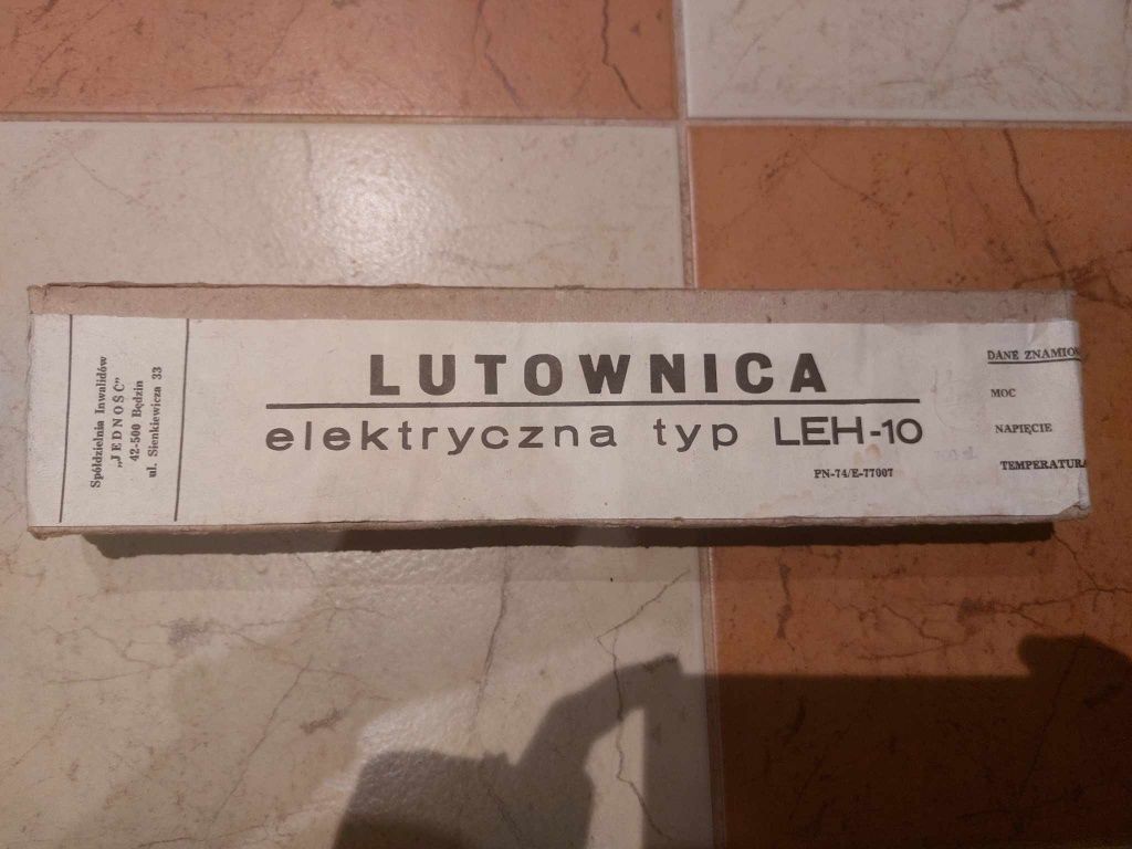 Lutownica typ LEH-10 PRL