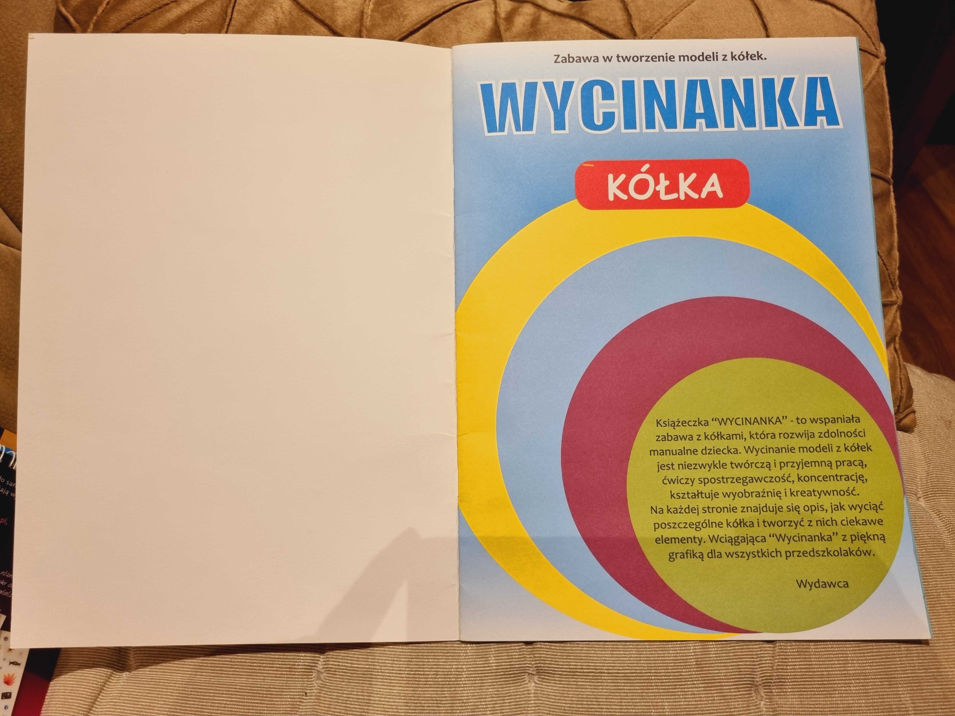 Wycinanka KÓŁKA kreatywna zabawa tworzenia modeli z kółek