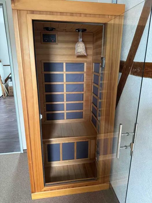 Sauna infrarot infrared kabina na podczerwień radio głośniki dotykowa