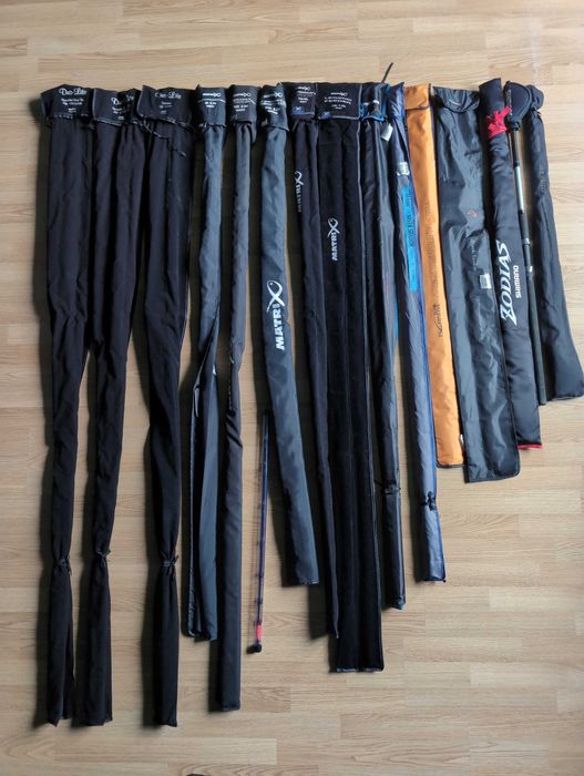 Zestaw wędek Fox, Matrix, Shimano, Savage, inne