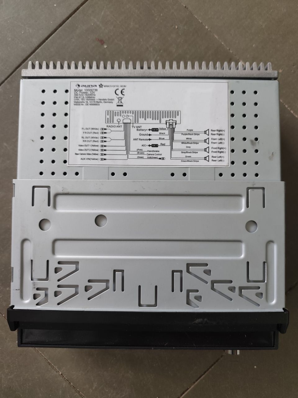 Продам магнітолу auna mvd 220 auto-audio system