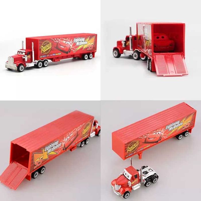Auta Cars Zygzak Złomek Resoraki Metal 7 sztuk 1:64