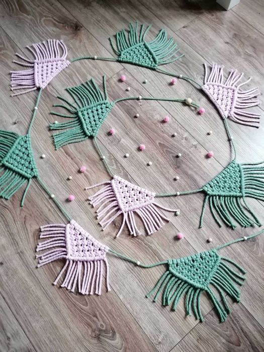 Girlanda do pokoju dziecięcego handmade