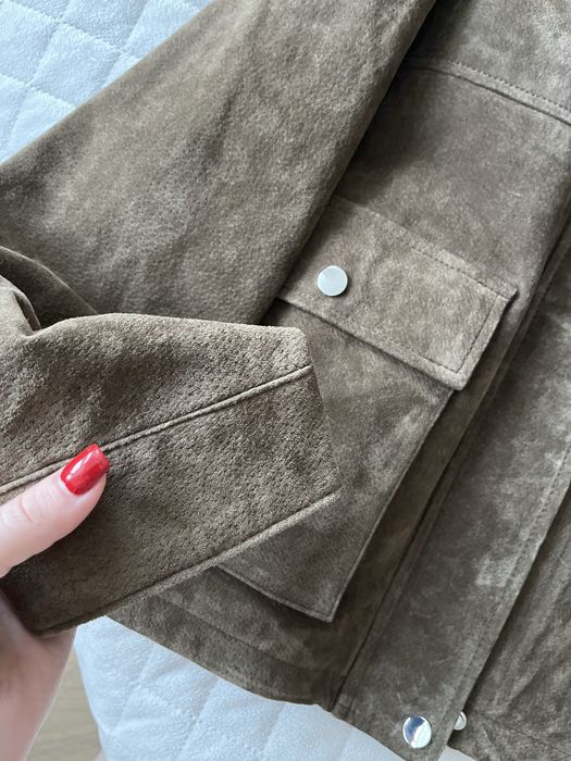 Куртка zara нова ( натуральна шкіра)