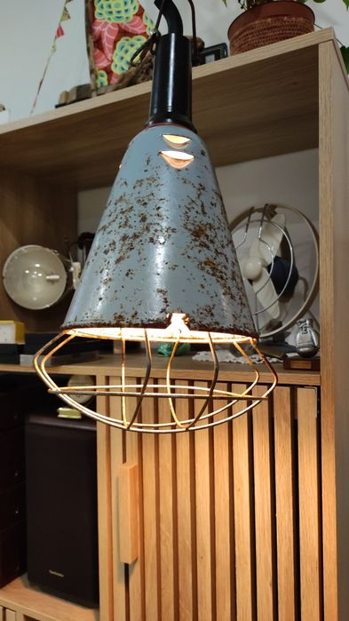 Candeeiro Industrial Antigo