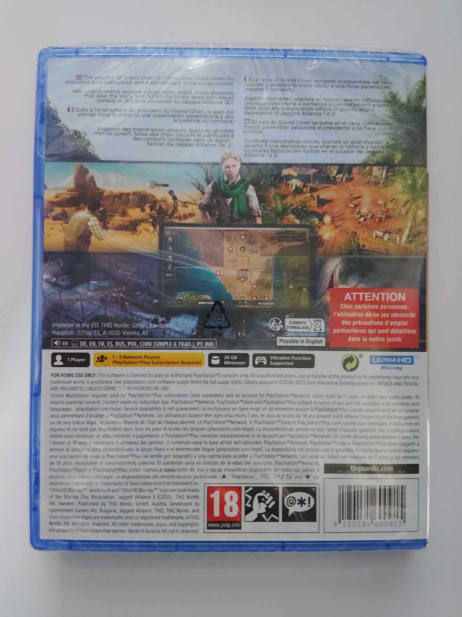 NOWA Jagged Alliance 3 PS5