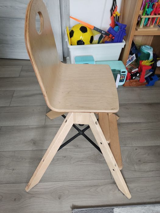 Krzesełko dziecięce drewniane Ikea graval