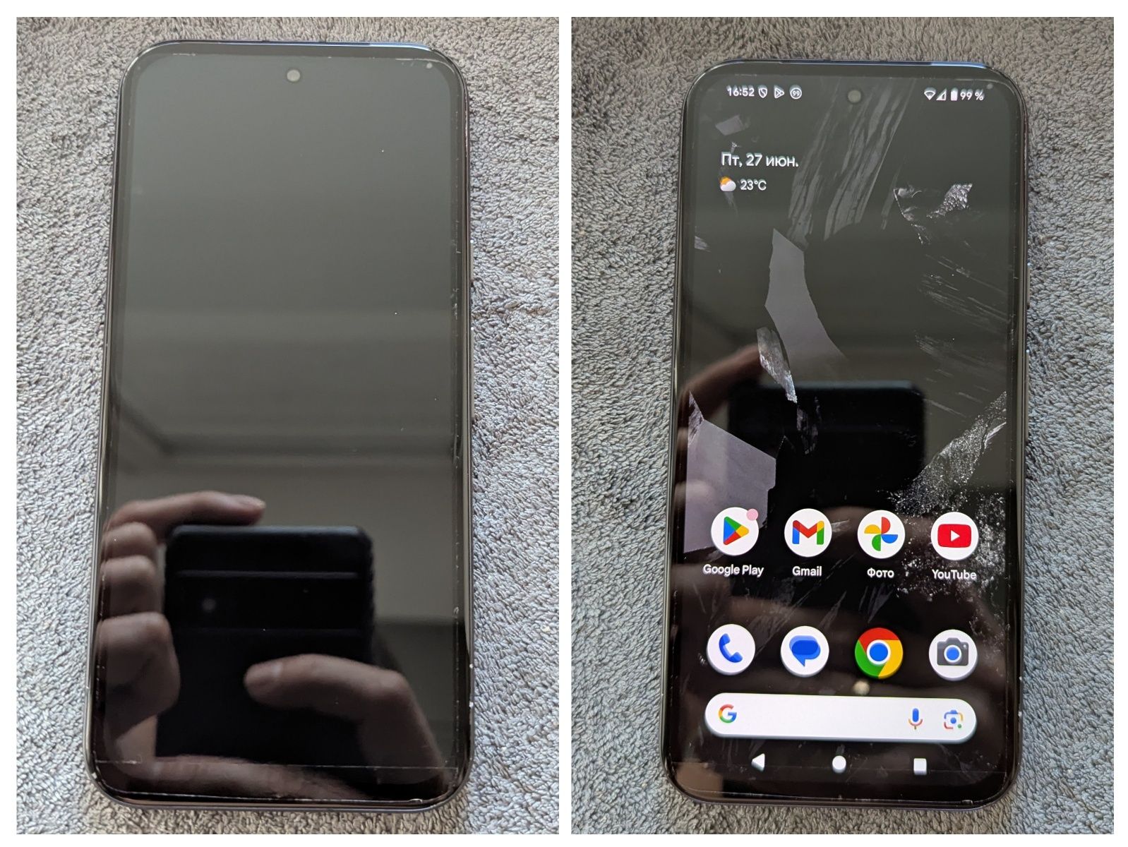 Google pixel 8a 8/128Gb 120Hz Black 16 Android Soft Unlock!