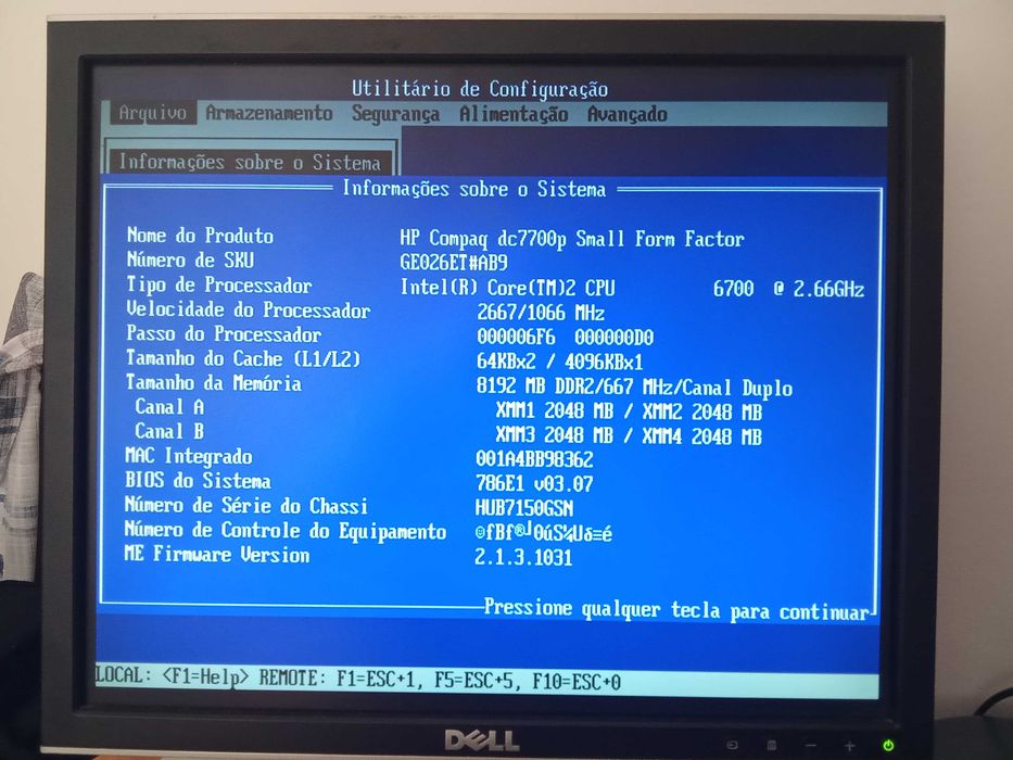 HP Compaq DC  7700P
