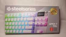 Klawiatura mechaniczna SteelSeries Apex 7 TKL Ghost stan IDEALNY.