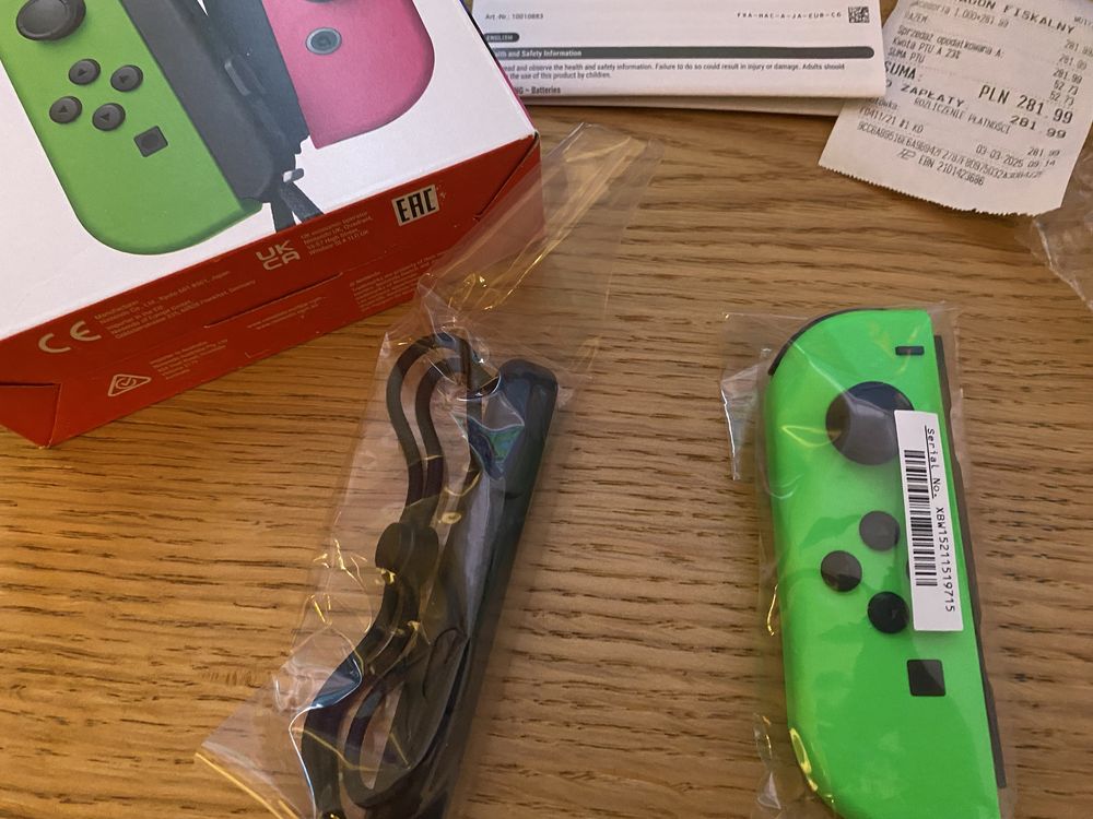 Joy Con Neon Oryginal Green/Zielony Nintendo SWITCH