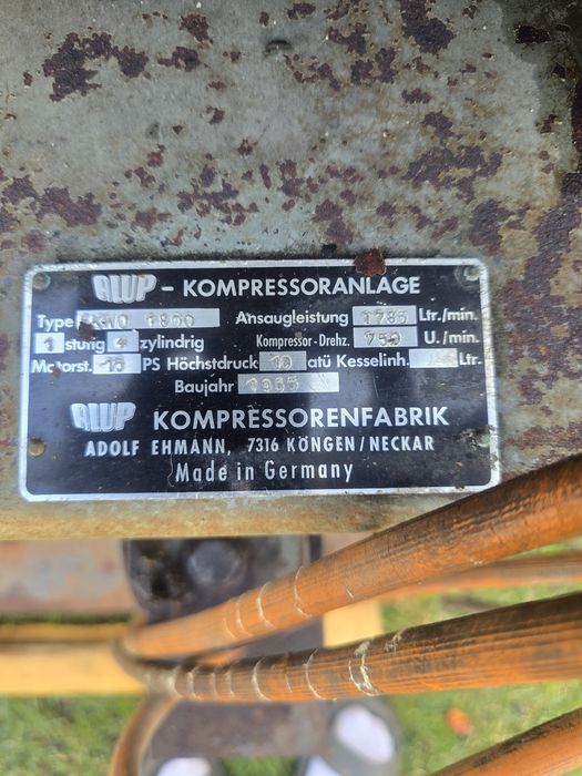 Sprężarka Alup, nie boge, kaeser