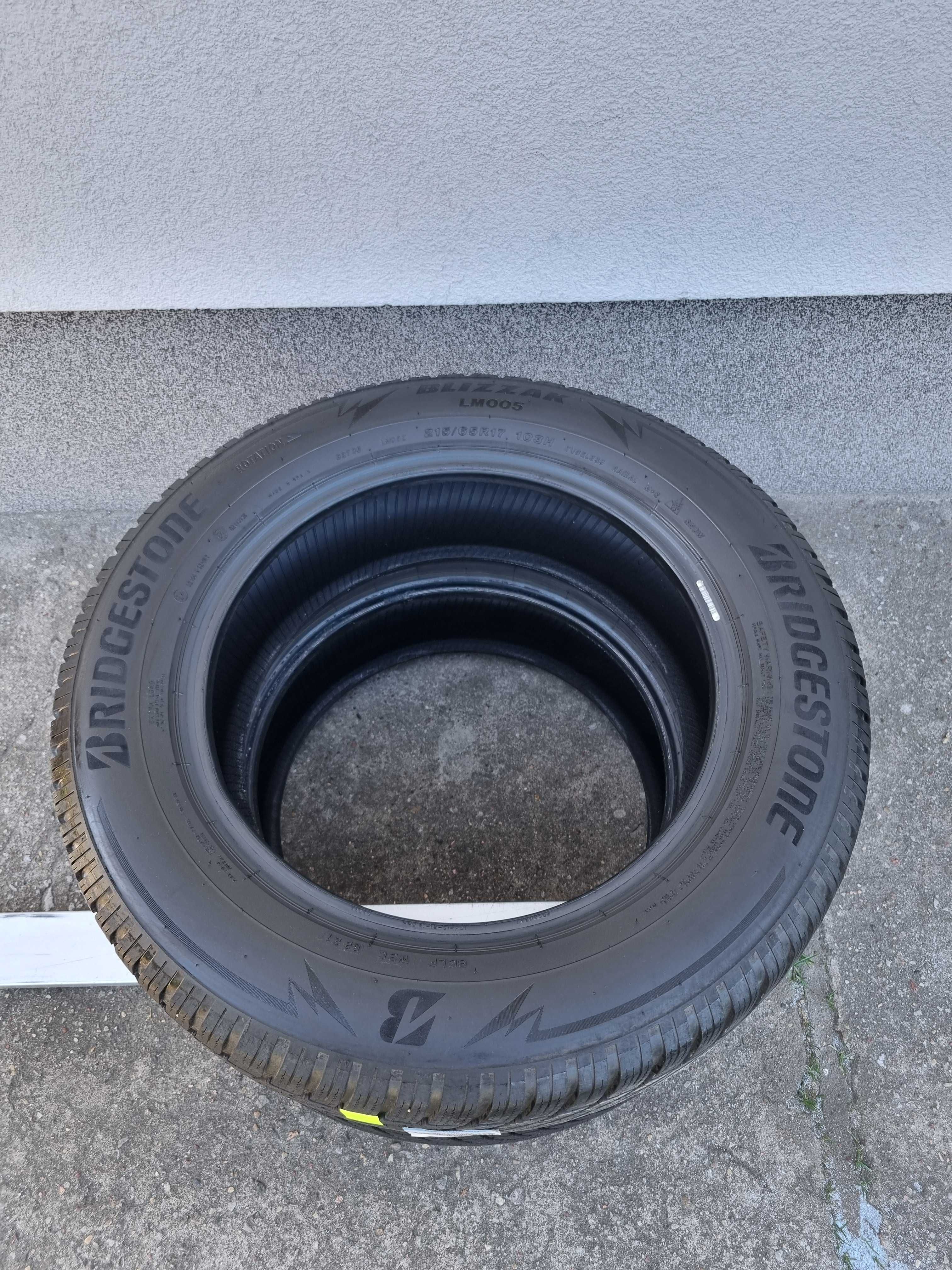 Opony zimowe BRIDGESTONE Blizzak LM005 215/65 R17 103H XL DOT2021 P390