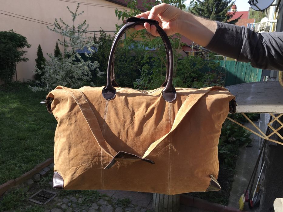 Дорожня сумка натуральна шкіра