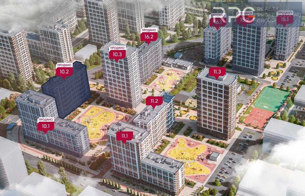 ЖК Варшавський-2.
Продається 3к. квартира будинок 10.2, 3С1.