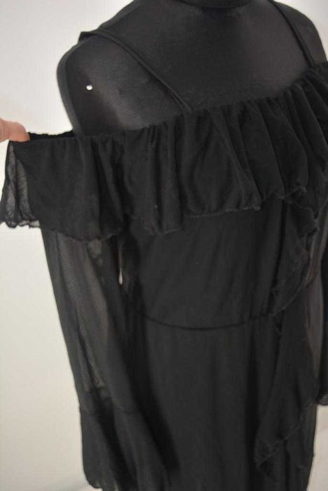 Elastyczna sukienka z opadającymi rękawkami Shein 7XL