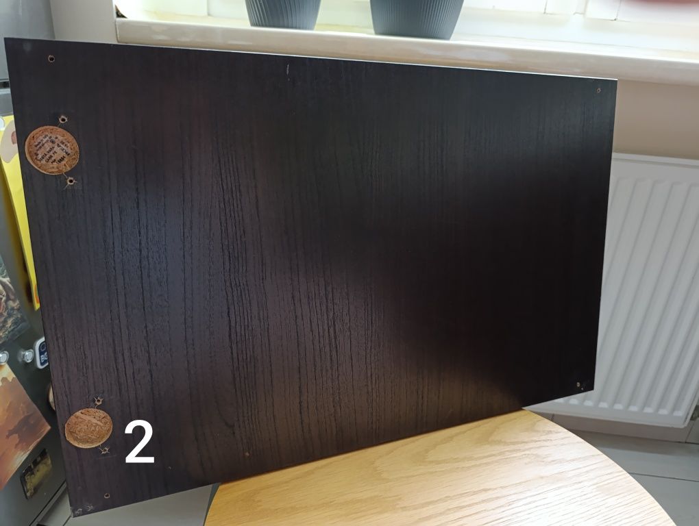 2x Fronty BESTA 60x38 Czarnobrązowe Lappviken
