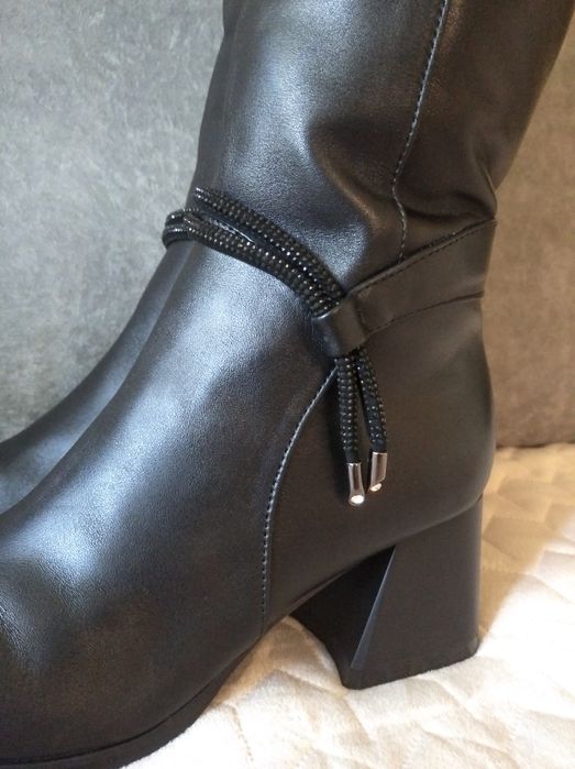 Чоботи із натуральної шкіри Angels, весна-осінь, розмір 41