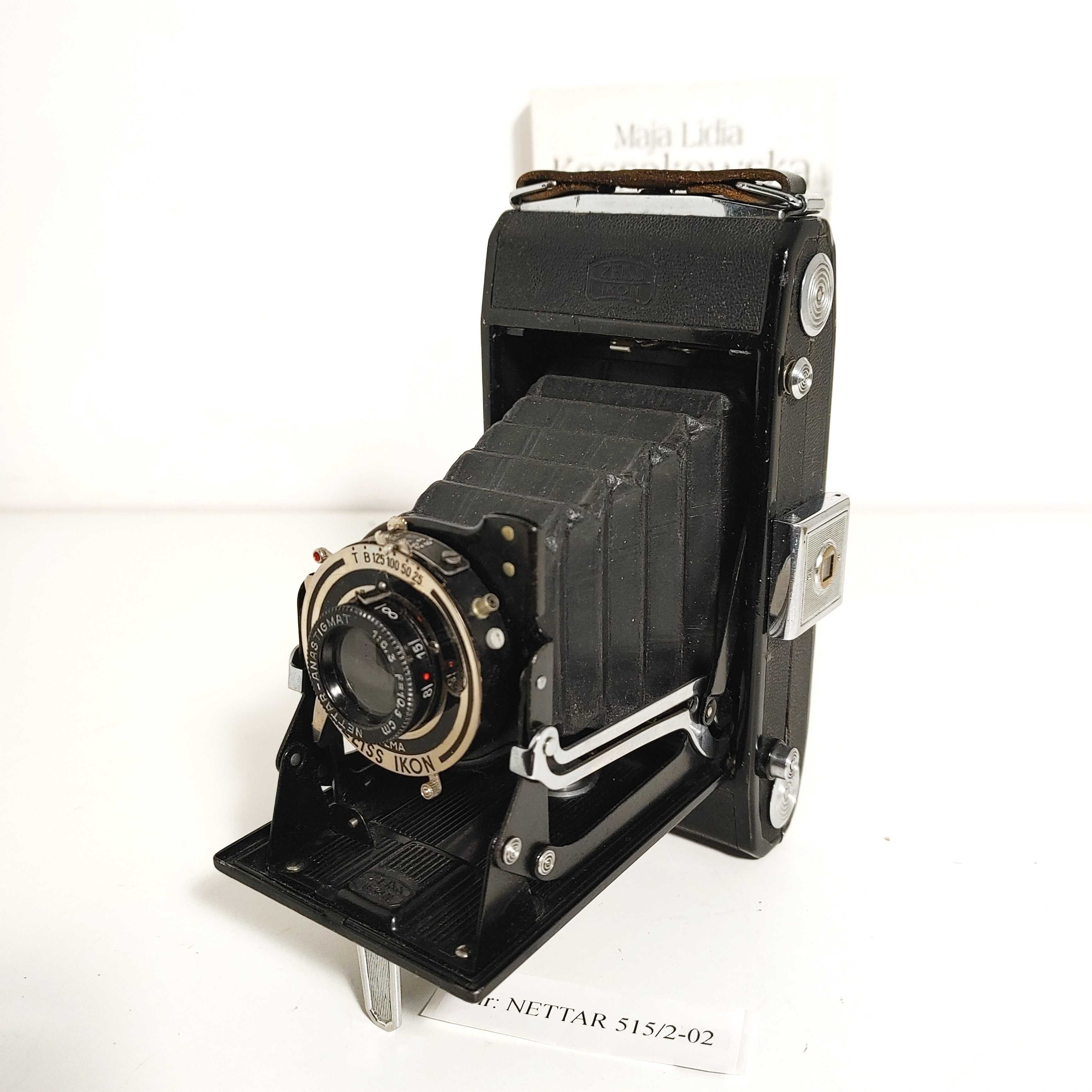 Aparat mieszkowy Ikon Zeiss NETTAR  515/2 model D  1937 rok SPRAWNY