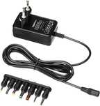 Uniwersalny zasilacz Amazon Basics z 7  wtyczkami, 3-12 V (DC)