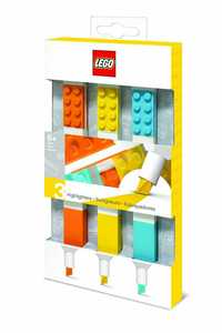 Zakreślacze LEGO (Pomarańczowy, żółty, niebieski) (3 szt.)