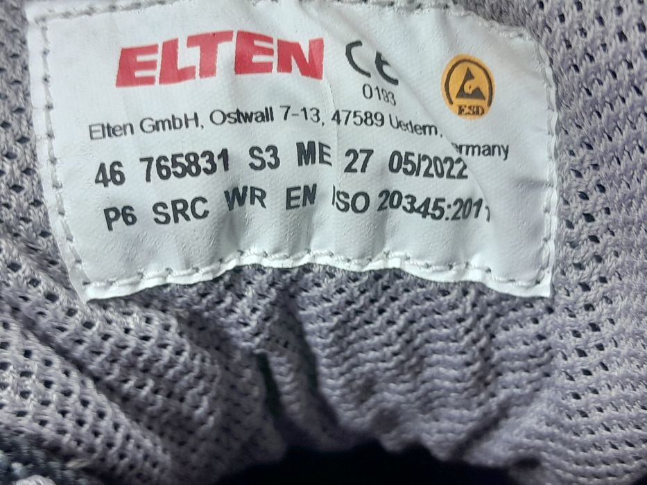 Черевики , ботінки спецвзуття Elten 46,45 розмір.