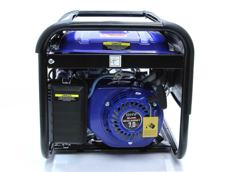 Agregat prądotwórczy przenośny jednofazowy 230V 3000W benzyna