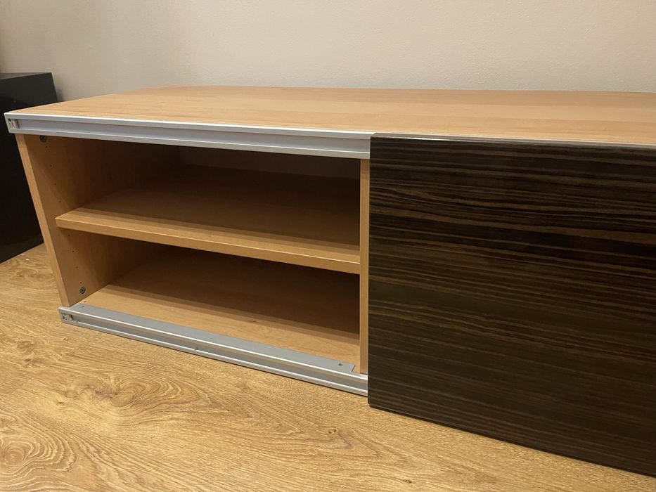 Meble modułowe do salonu IKEA BESTA - rtv, witryna, szafka