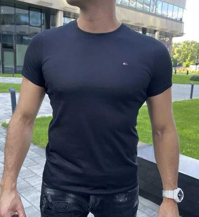 Koszulka Męska Tommy Hilfiger S M L XL DOSTĘPNA BIAŁA I CZARNA Prezent