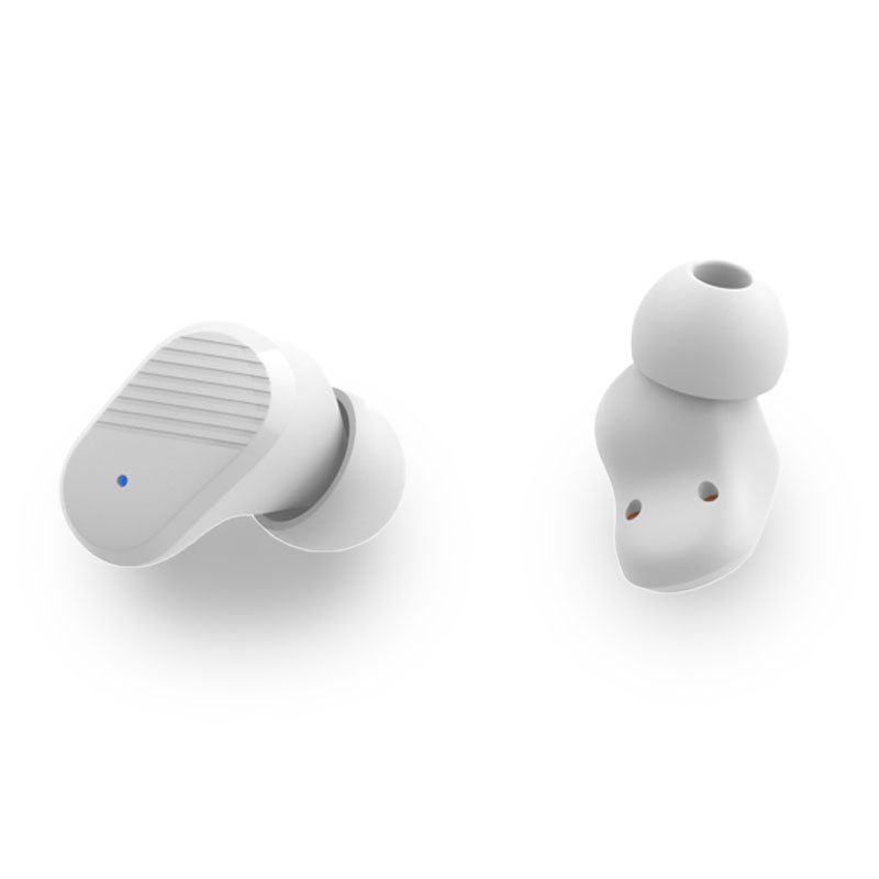 Auscultadores estéreo Bluetooth Dual Pod Feel Branco