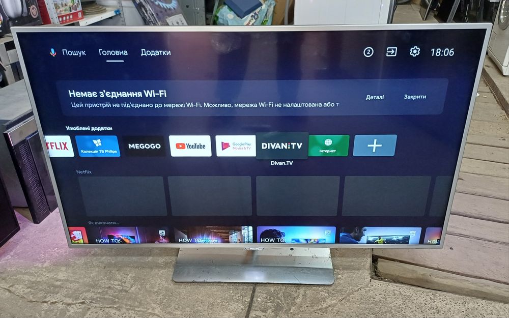 Phillips 49PUS6551 Android Ambilight Smart TV телевізор філіпс