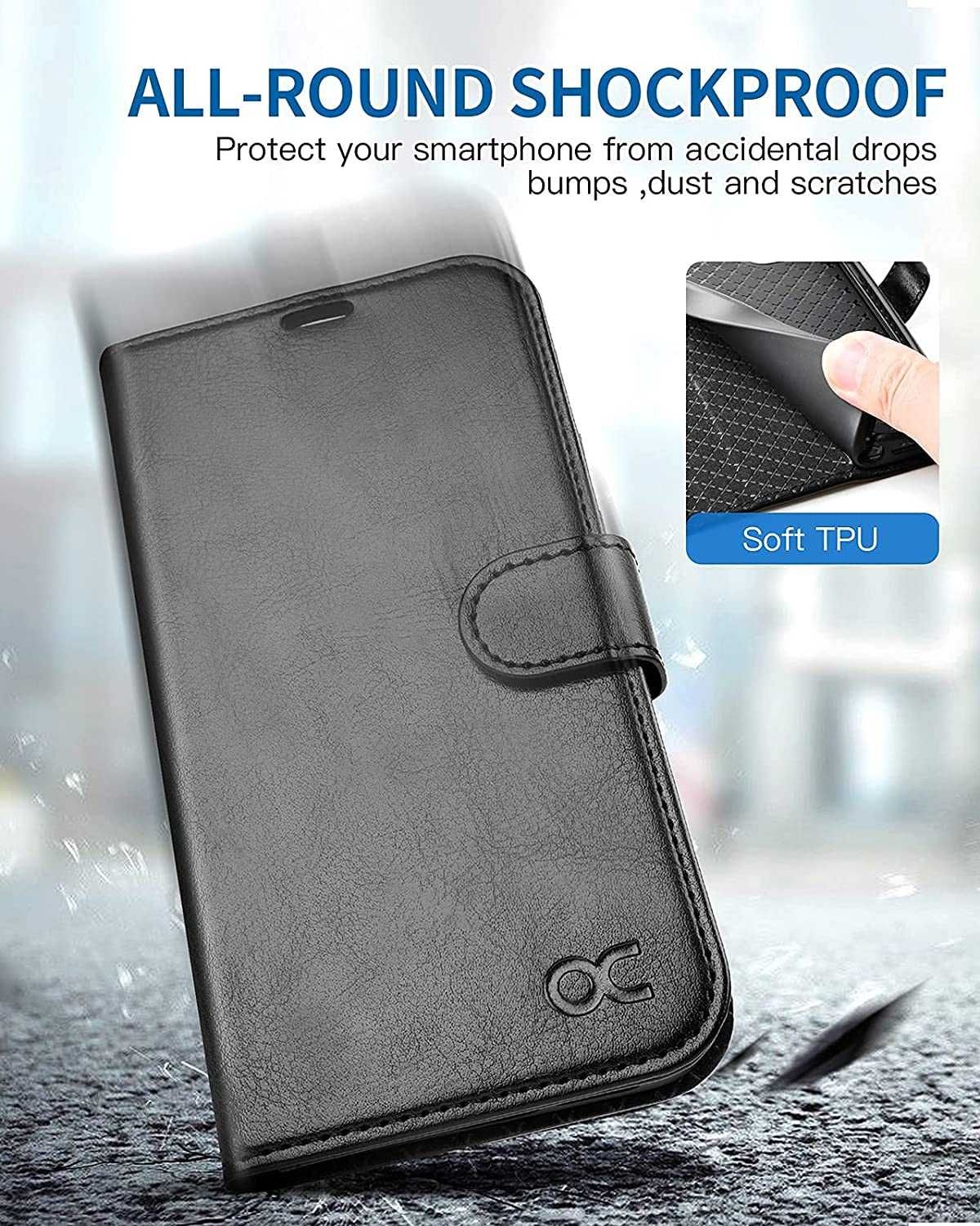 OCASE iPhone 12 Pro Max 13 PRO MAX etui z klapką portfel Karty