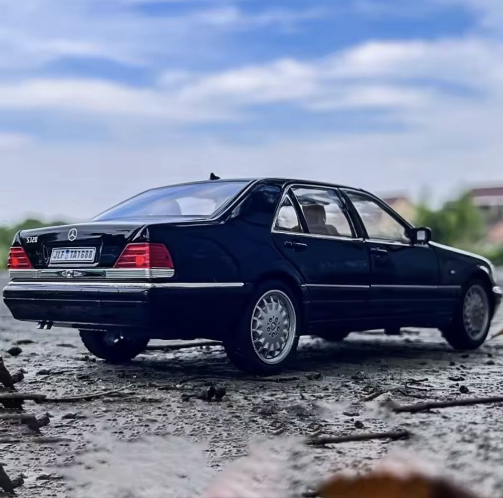 1:24 машинка Mercedes Benz W 140 металева колекційна модель іграшка