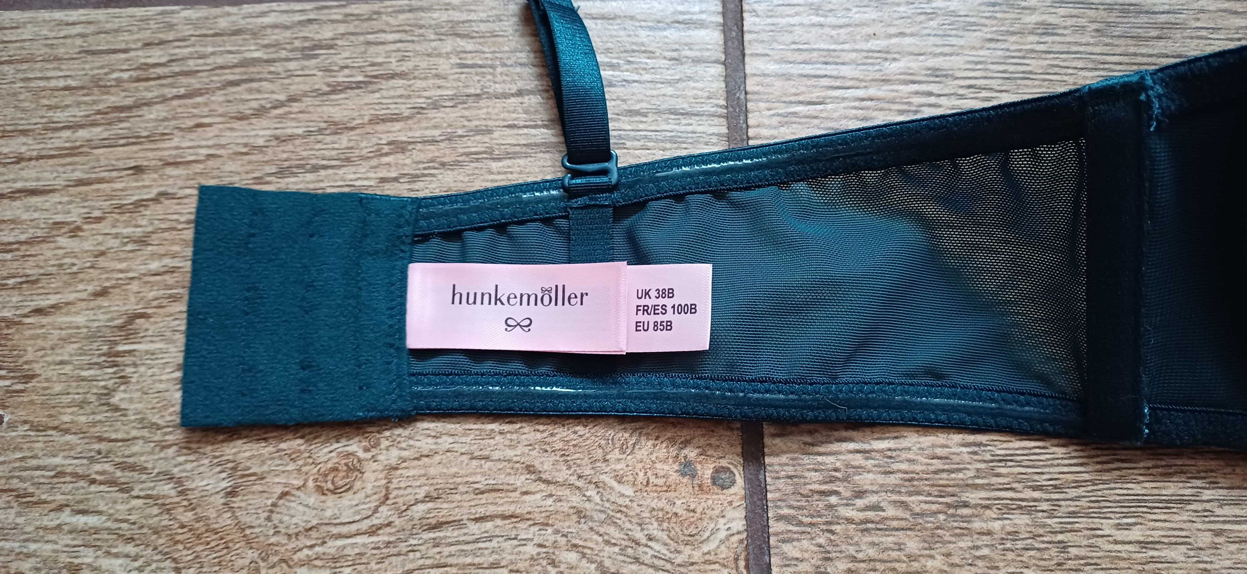 Nowy biustonosz Hunkemöller r. 85 B# butelkowa zieleń