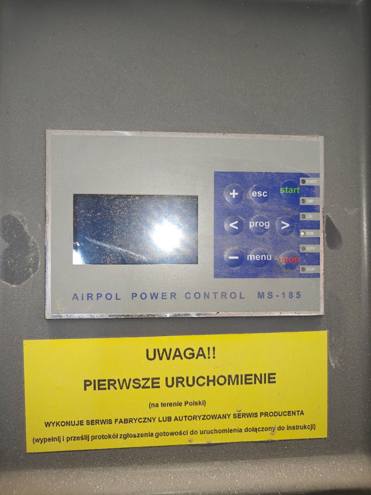 Kompresor śrubowy i agregat fogo 48 kw
