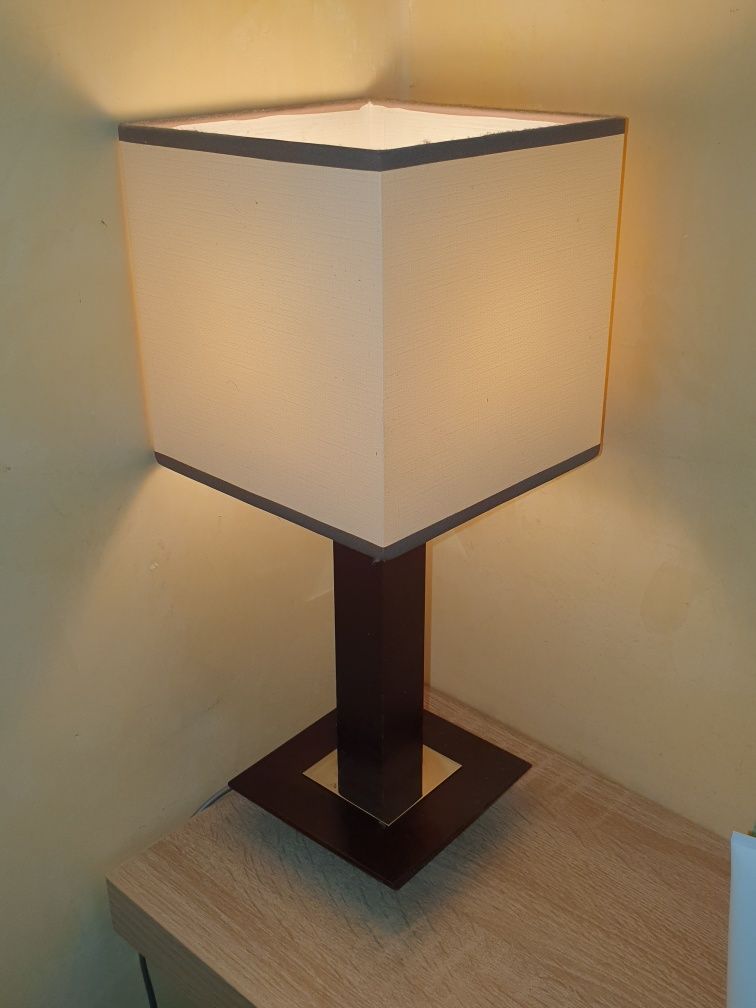 Zestaw lamp do salonu, jadalni wenge beż