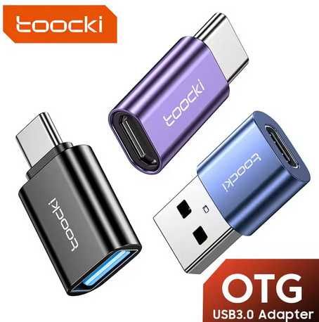 Komplet 3 adapterów Toocki USBc USB-c adaptery