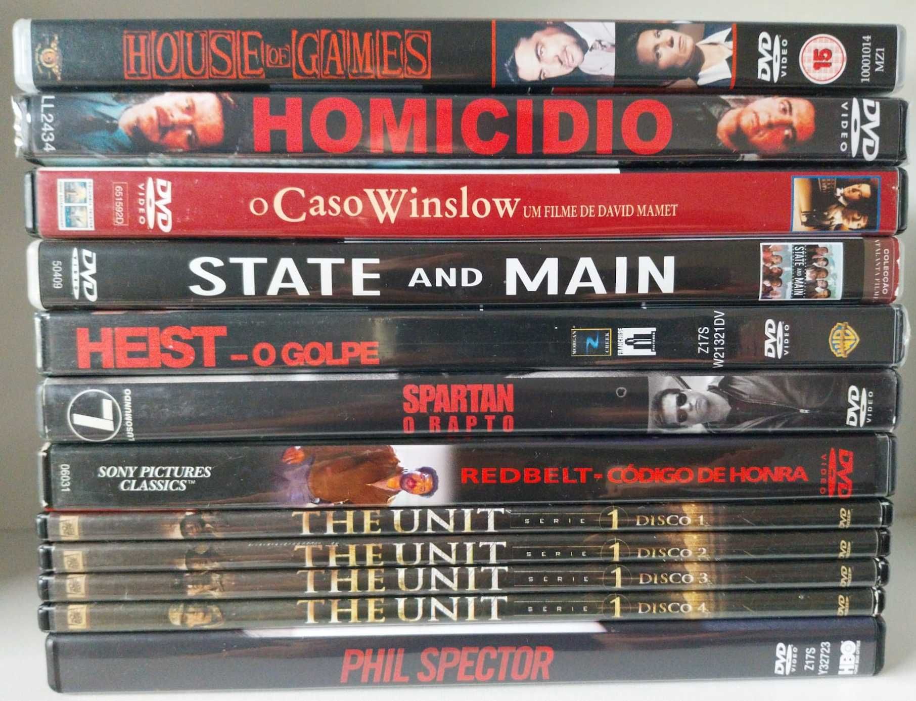 DVDs de filmes de David Mamet