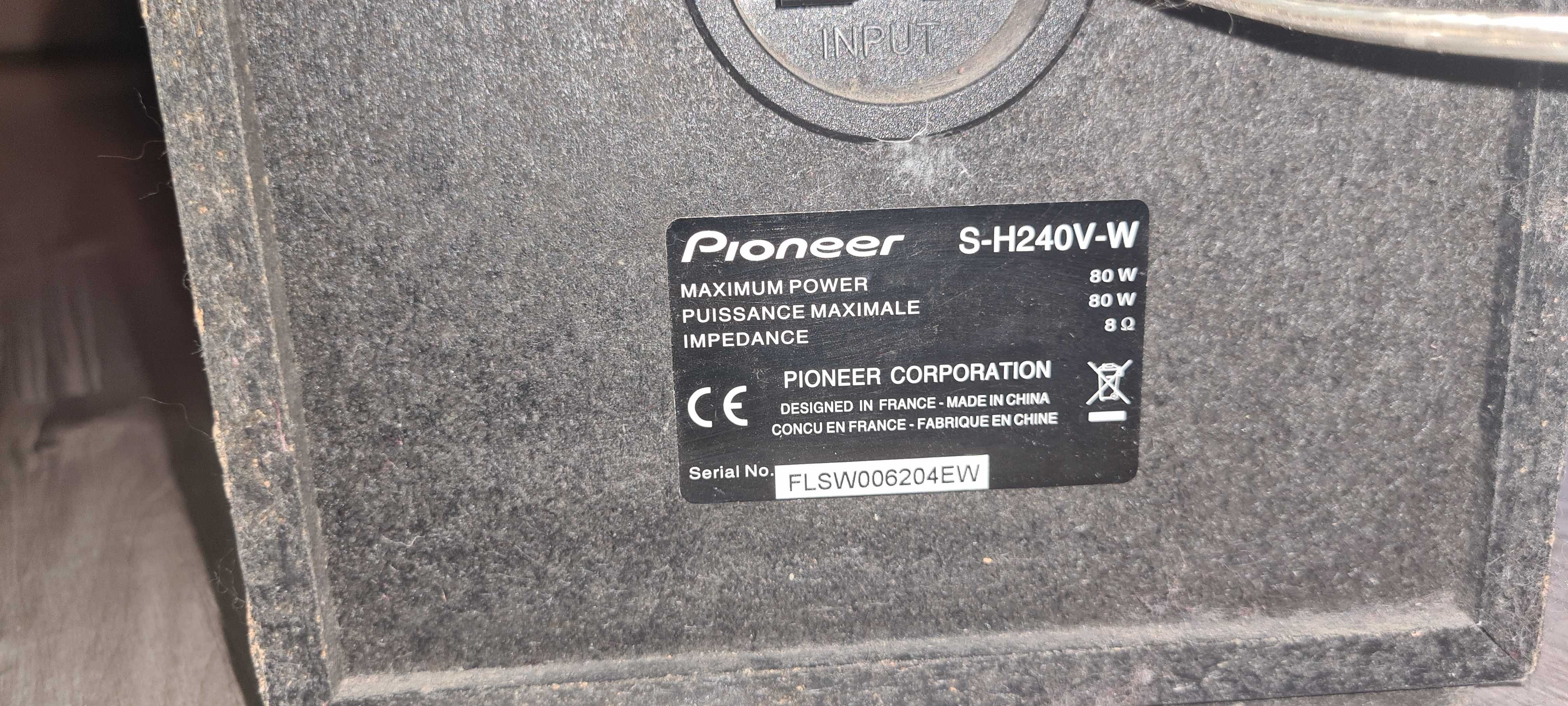 Amplituner Pioneer + Odtwarzacz Pioneer DV-300 + KOLUMNY + GŁOŚNIKI