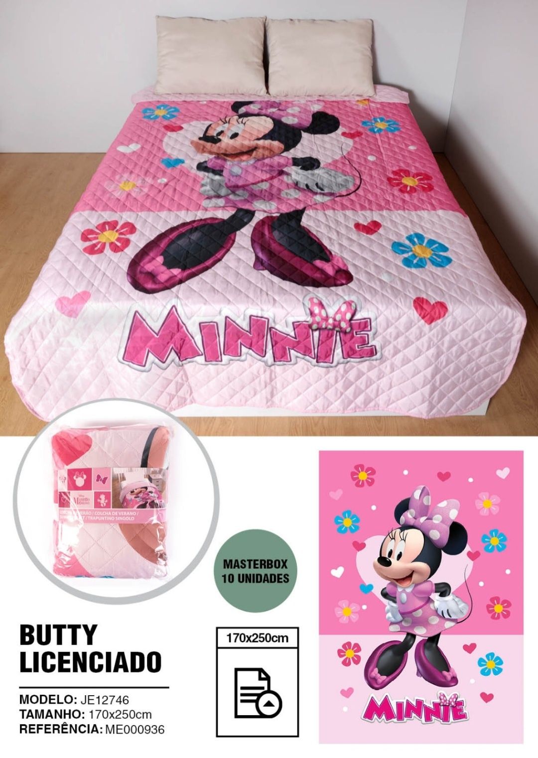 Colchas de verao disney