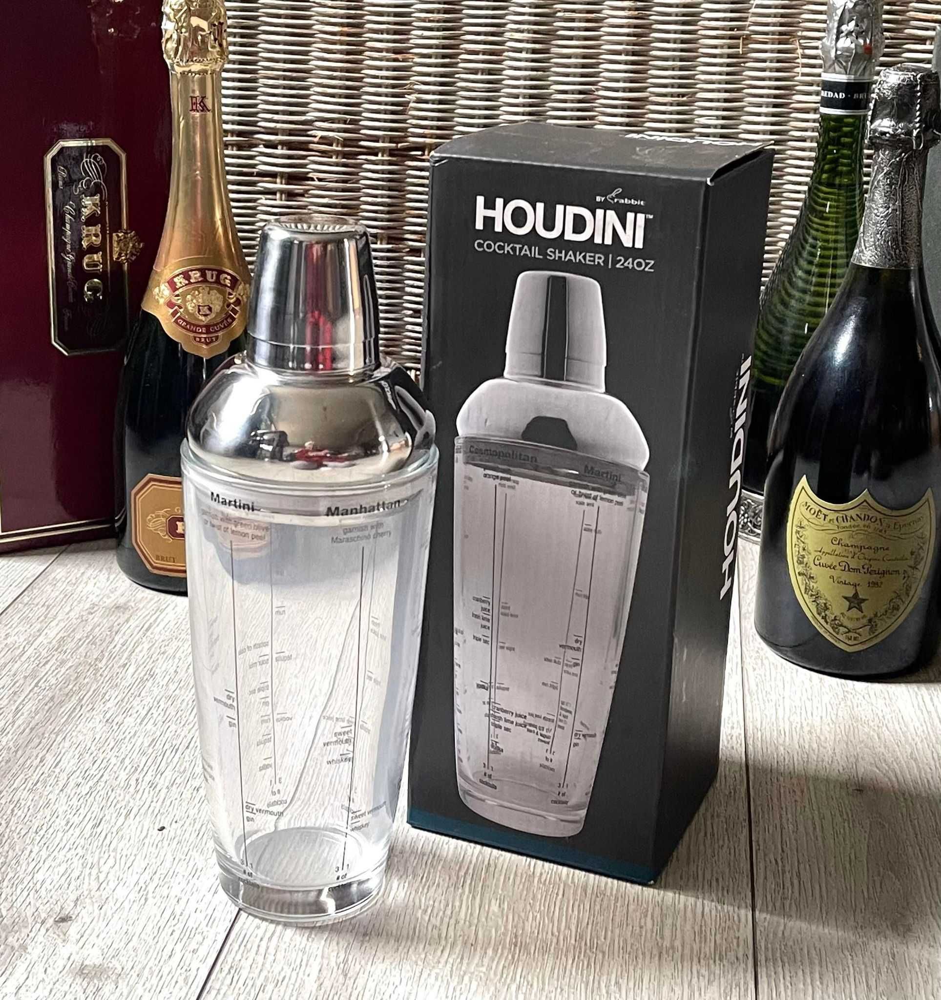 Houdini  Glass Cocktail      Shaker