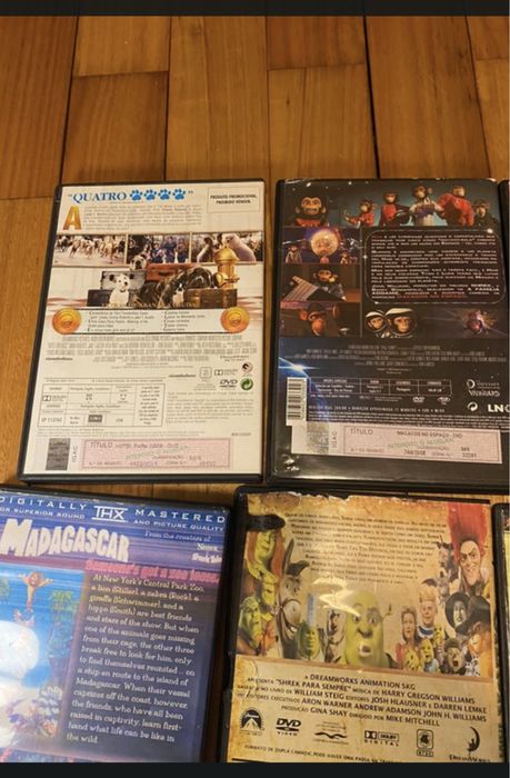 DVD’s varios filmes